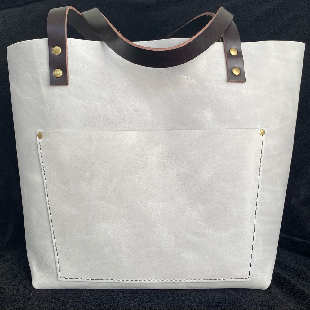Portland Leather Goods Large Classic Tote in Beluga